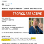 17: Tropical Update – Monday, July 20, 2026 – A Tropical Depression In The Gulf