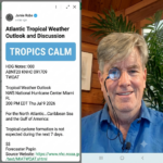 15: Tropical Thursday  on July 9, 2026 – Calm in the Atlantic with a few areas in the Pacific